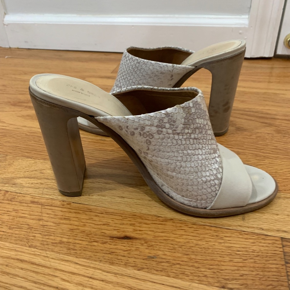 Rag & Bone Tristan Snake Print Mule Sandal Shoe S… - image 6